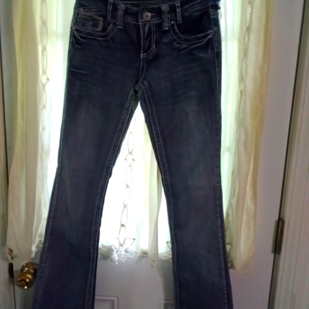 Denim, Amethyst, size 3, blue jeans